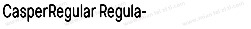 CasperRegular Regula字体转换